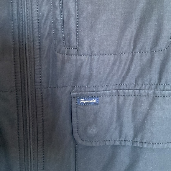 Women’s “Façonnable” lightweight dark blue vest! Outdoor activities! Walking M - Picture 7 of 17